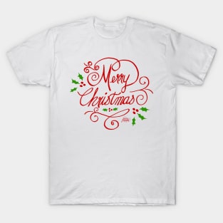 Merry Christmas by Jan Marvin T-Shirt